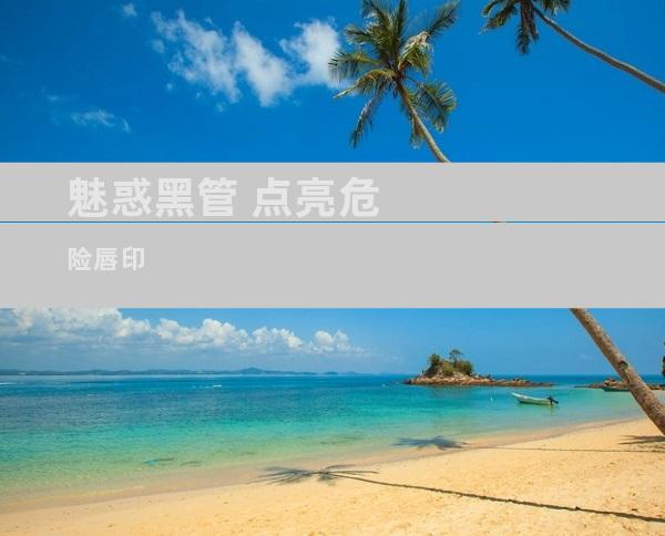 魅惑黑管 点亮危险唇印